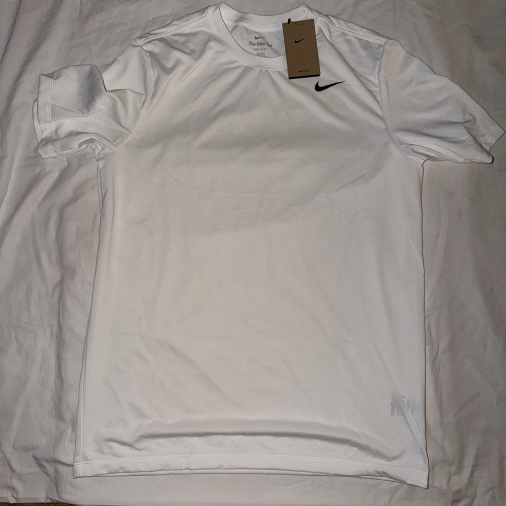 Nike Men's Classic Dri-Fit White Tee